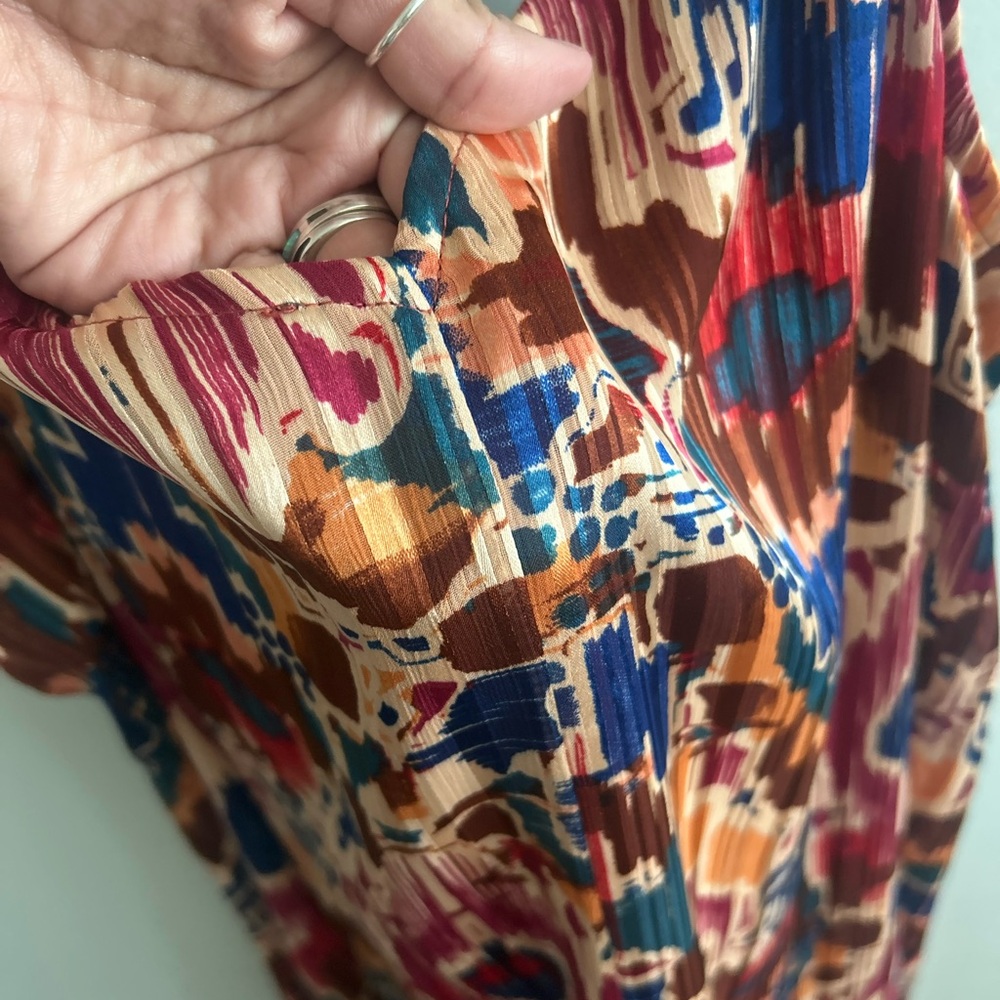 Multicolor unique Sleeveless Maxi Dress - Picture 9 of 10